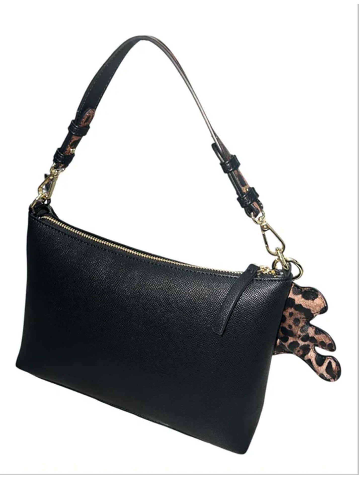 BORSA A SPALLA KENSINGTON YLENIA PASHBAG DA DONNA NERO