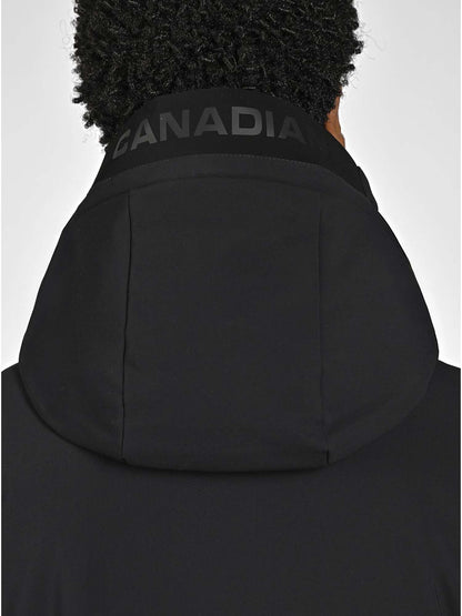 Canadian nelson giaccone da uomo nero