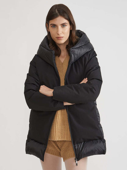 GIACCA LITTON LUNGA CANADIAN DA DONNA NERO