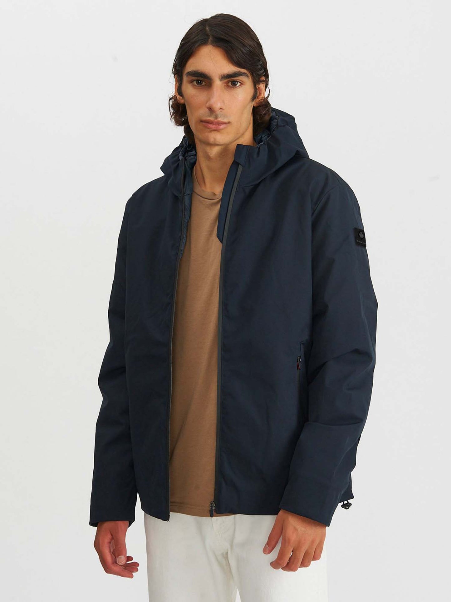 GIUBBINO CARIGNAN CORTO CANADIAN DA UOMO BLU