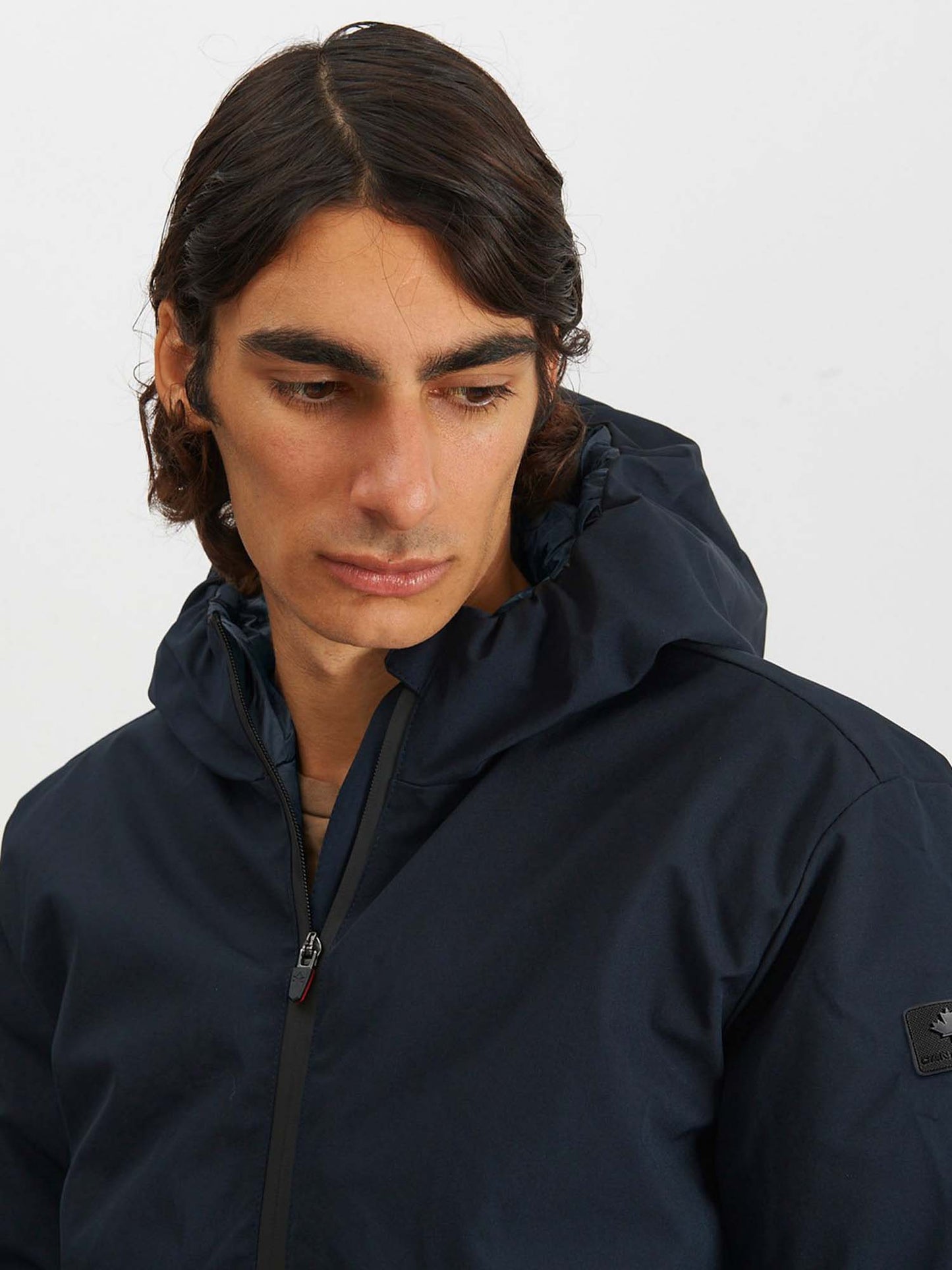 GIUBBINO CARIGNAN CORTO CANADIAN DA UOMO BLU