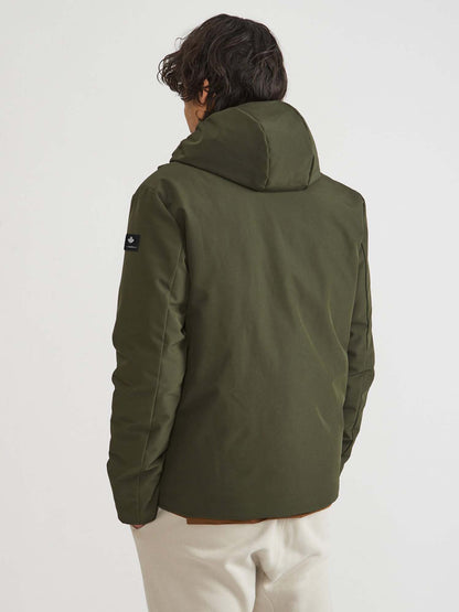 GIUBBINO CARIGNAN CORTO CANADIAN DA UOMO VERDE MILITARE