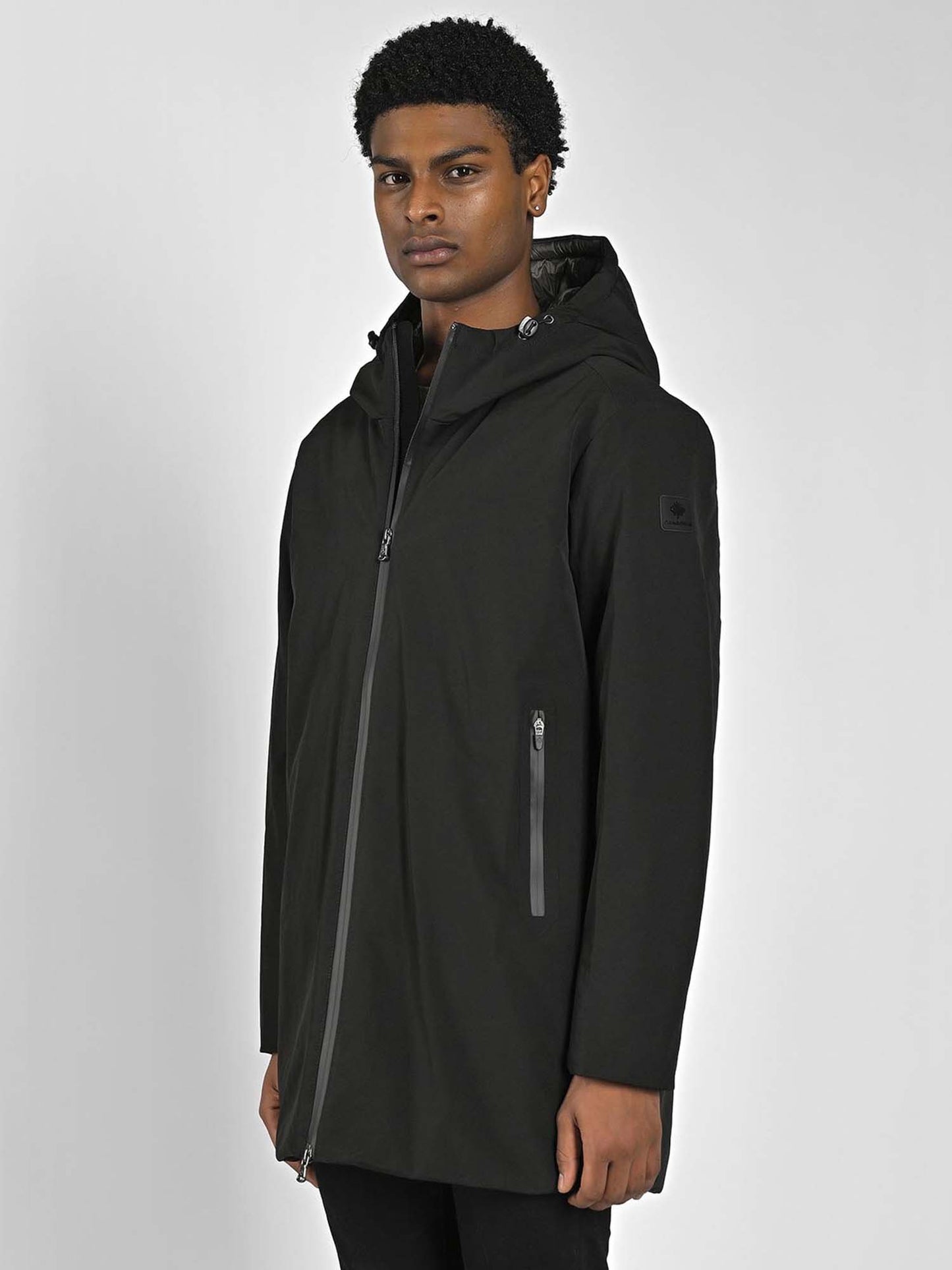 GIACCONE CARIGNAN LUNGO CANADIAN DA UOMO NERO