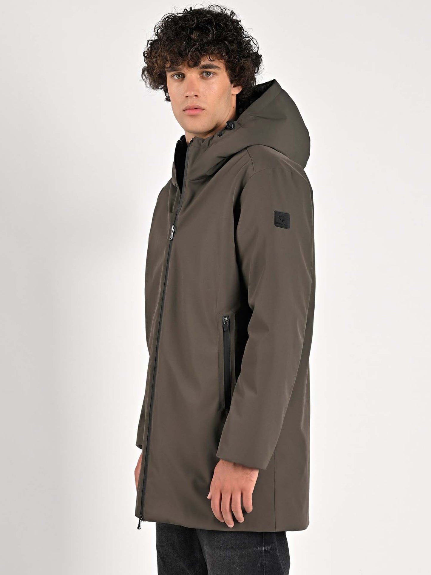 GIACCONE CARIGNAN LUNGO CANADIAN DA UOMO VERDE