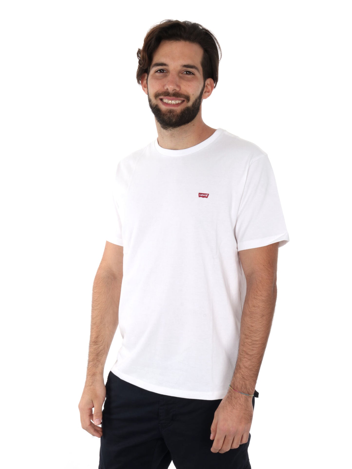 T-SHIRT OUSEMARK ORIGINAL LEVI'S UOMO BIANCO