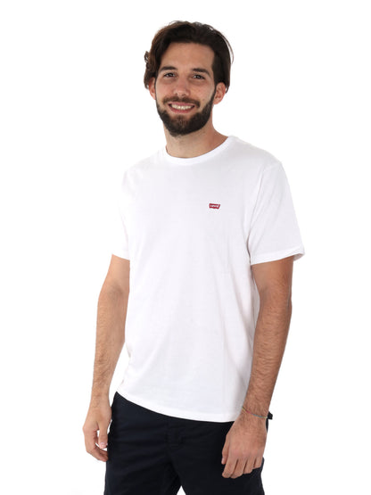T-SHIRT OUSEMARK ORIGINAL LEVI'S UOMO BIANCO