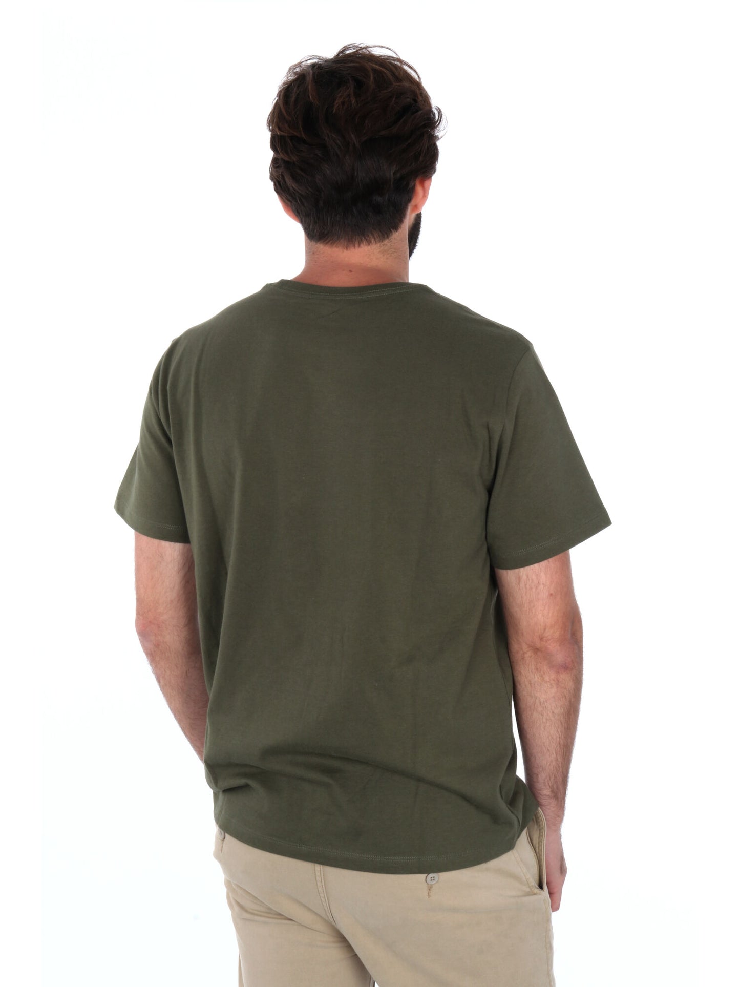 T-SHIRT OUSEMARK ORIGINAL LEVI'S UOMO VERDE MILITARE