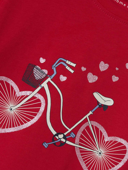 MAGLIA KALESJA NAME IT DA BAMBINA ROSSO