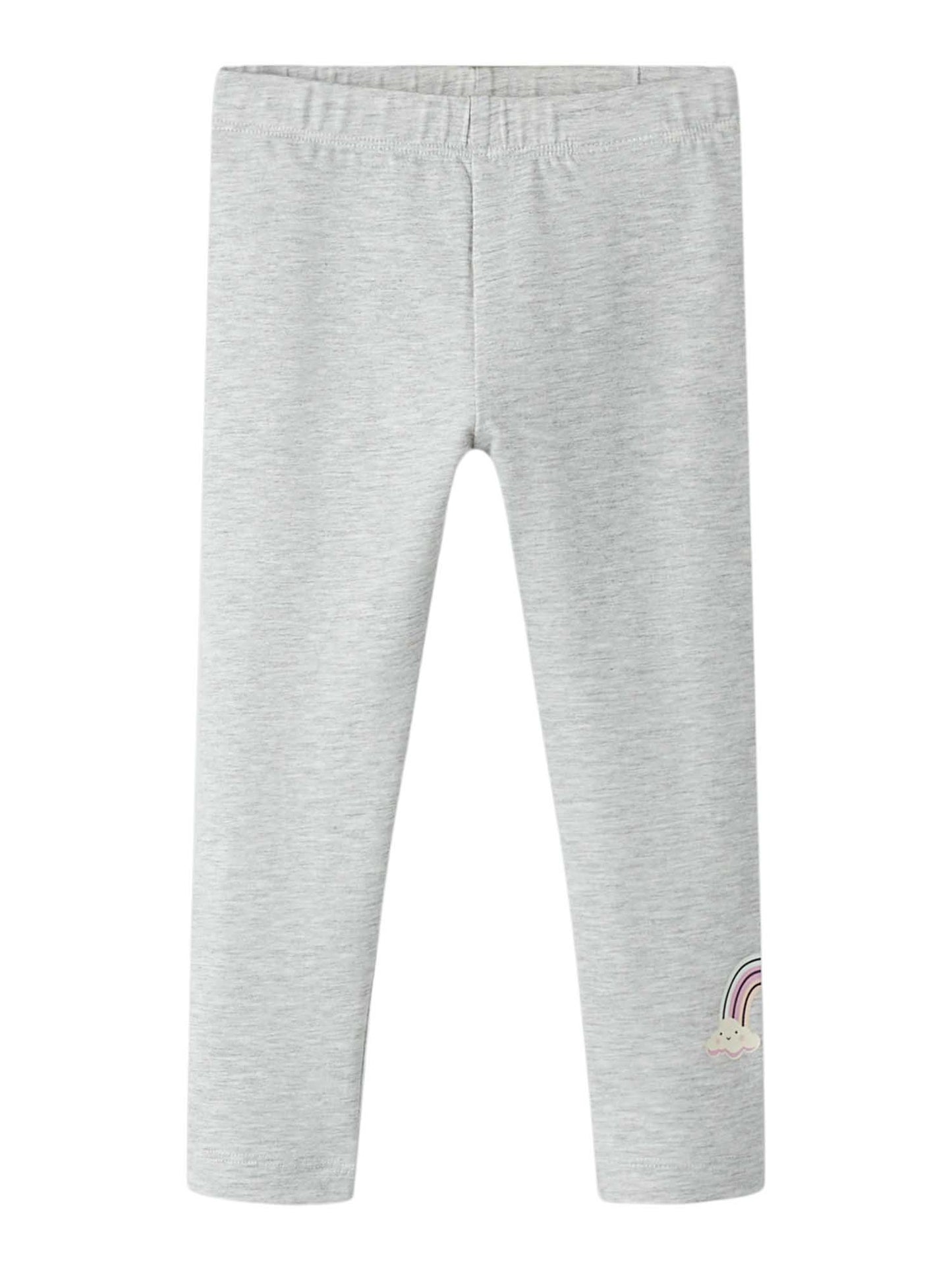 Name It leggings unisex bambino in cotone organico grigio