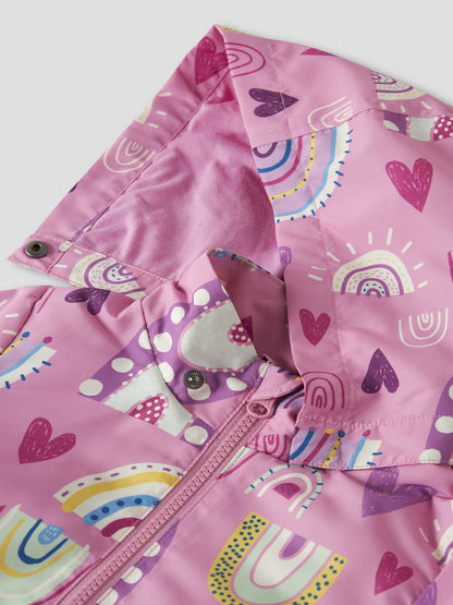 Giubbotto Name It Maxi Jacket unisex bambino fucsia