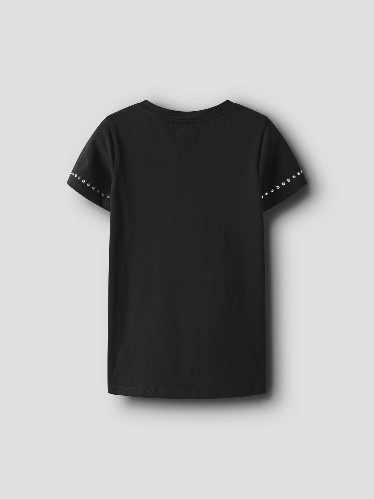 T-shirt a maniche corte unisex bambino nera di Name It
