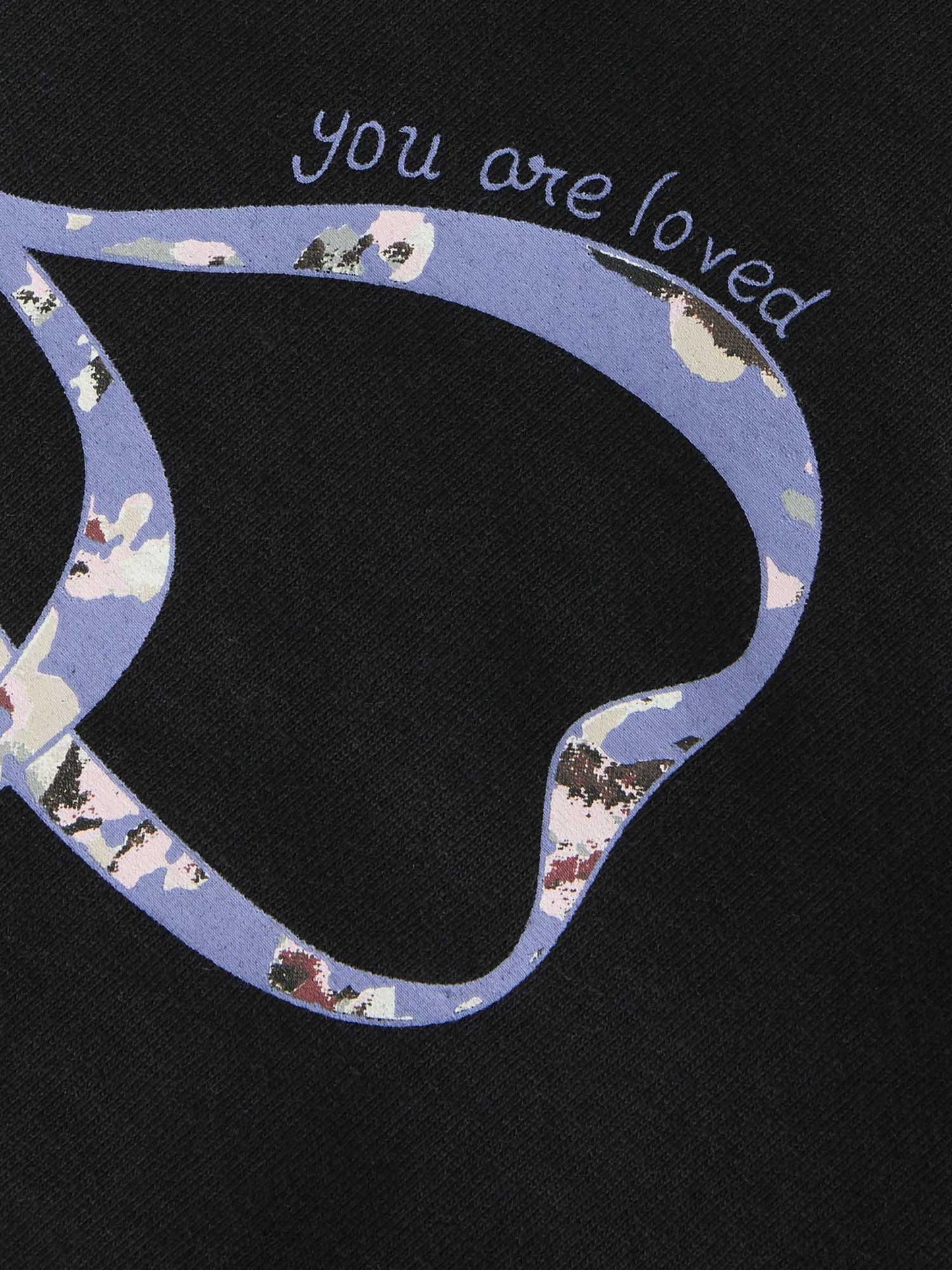 T-shirt unisex bambino Name It con stampa fiocco floreale nera