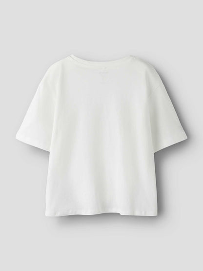 T-shirt maniche corte unisex bambino Name It panna