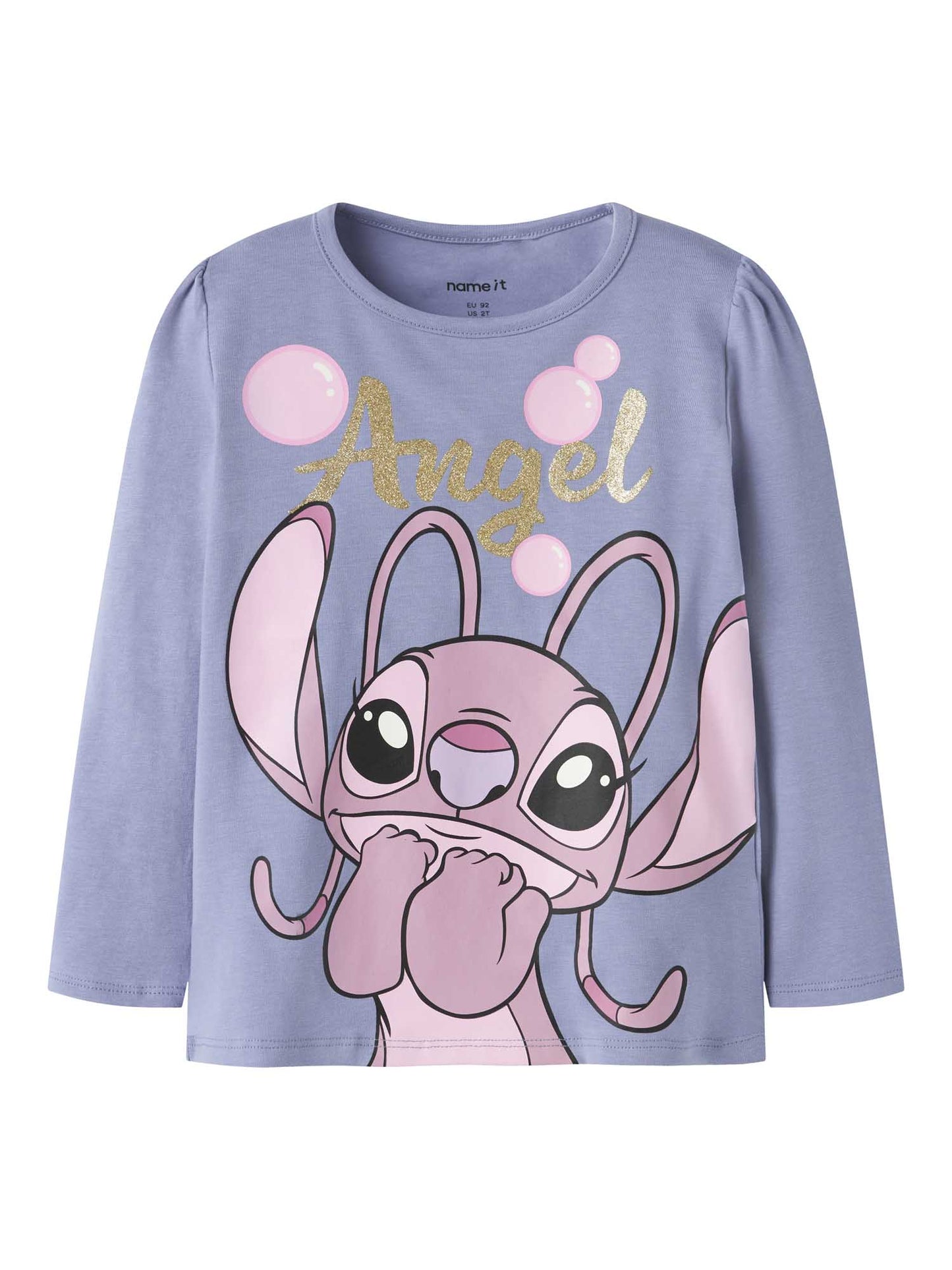T-shirt da bambino unisex Name It in morbido viola