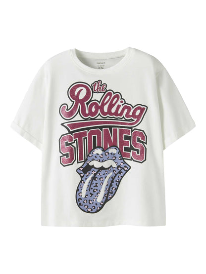 T-shirt bianca Name It Brigh unisex bambino, versatile e comoda