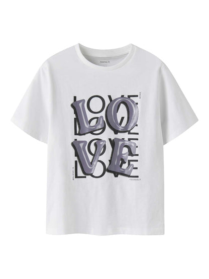 Name it g.dirsa t-shirt da bambino/a bianco