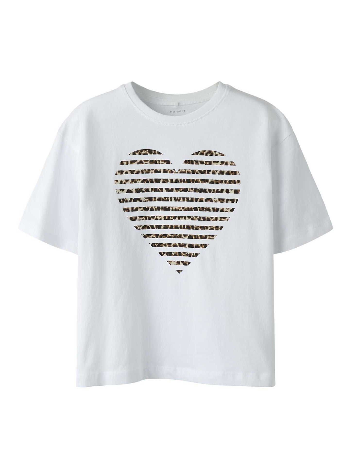 T-shirt bianca unisex bambino Name It G.Fahiraz