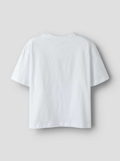 T-shirt bianca unisex bambino Name It G.Fahiraz