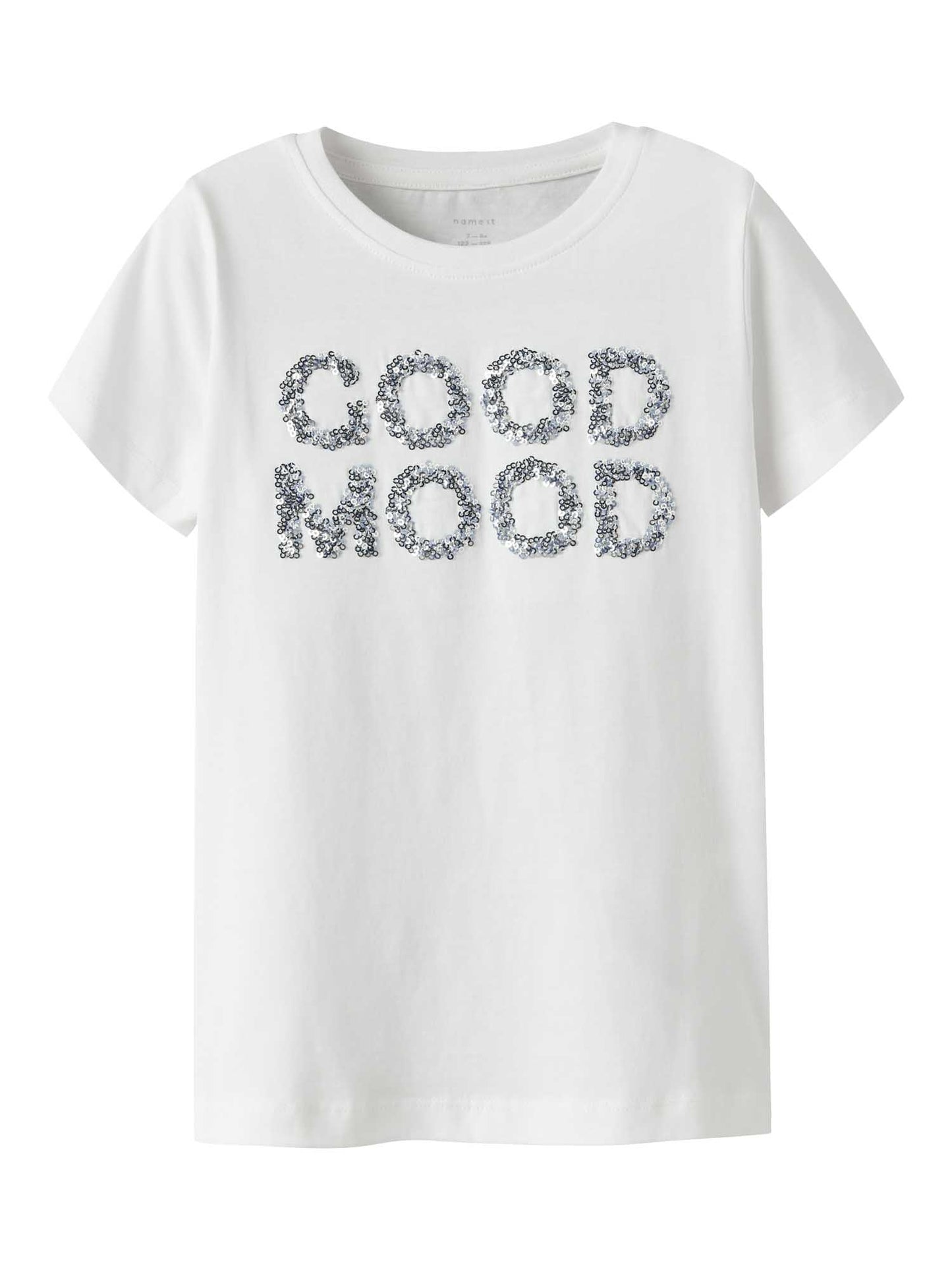 T-shirt maniche corte Name it bianca per bambino unisex