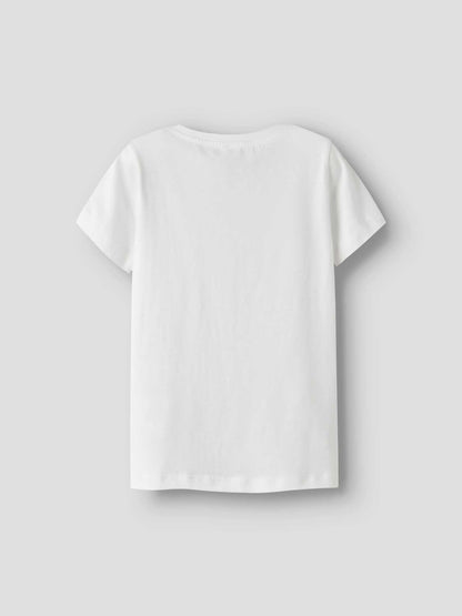 T-shirt maniche corte Name it bianca per bambino unisex