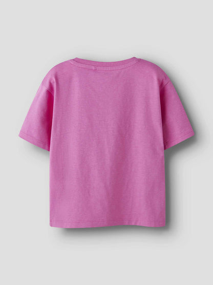 T-shirt maniche corte unisex bambino fucsia Name It 13254632