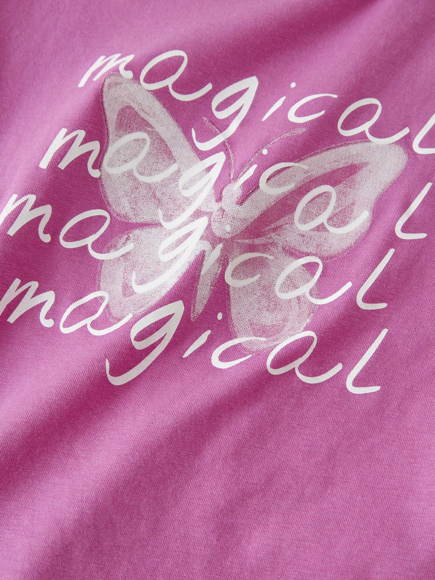 T-shirt maniche corte unisex bambino fucsia Name It 13254632