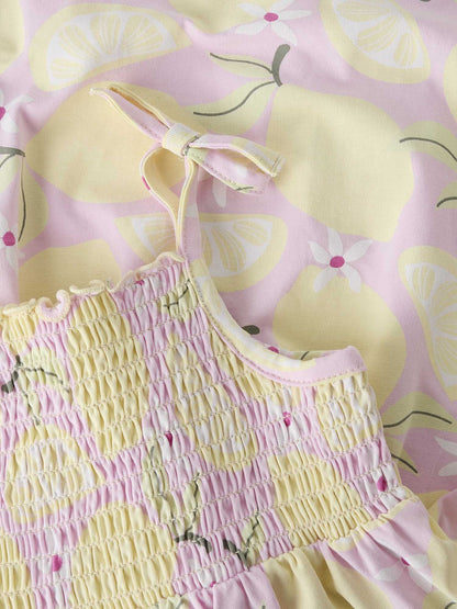 Vestito rosa unisex bambino Name It per la primavera estate