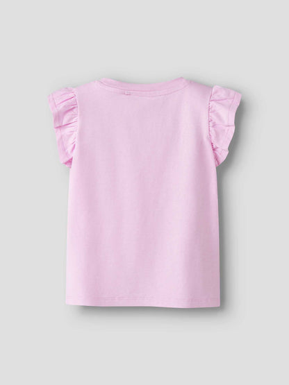 T-shirt rosa unisex bambino Name It G.Flittaz