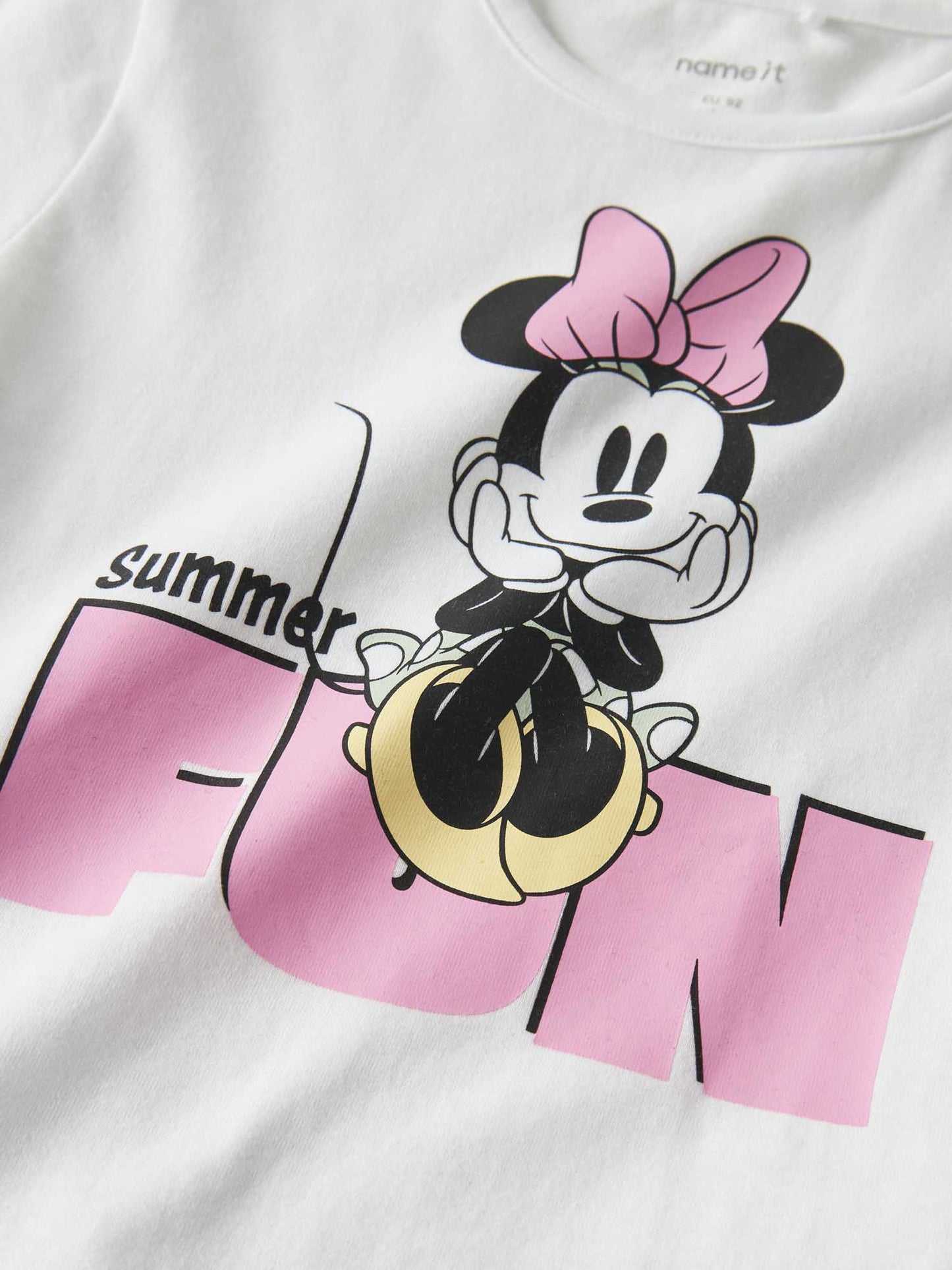 T-shirt unisex bambino Name It Akaja Minnie bianca