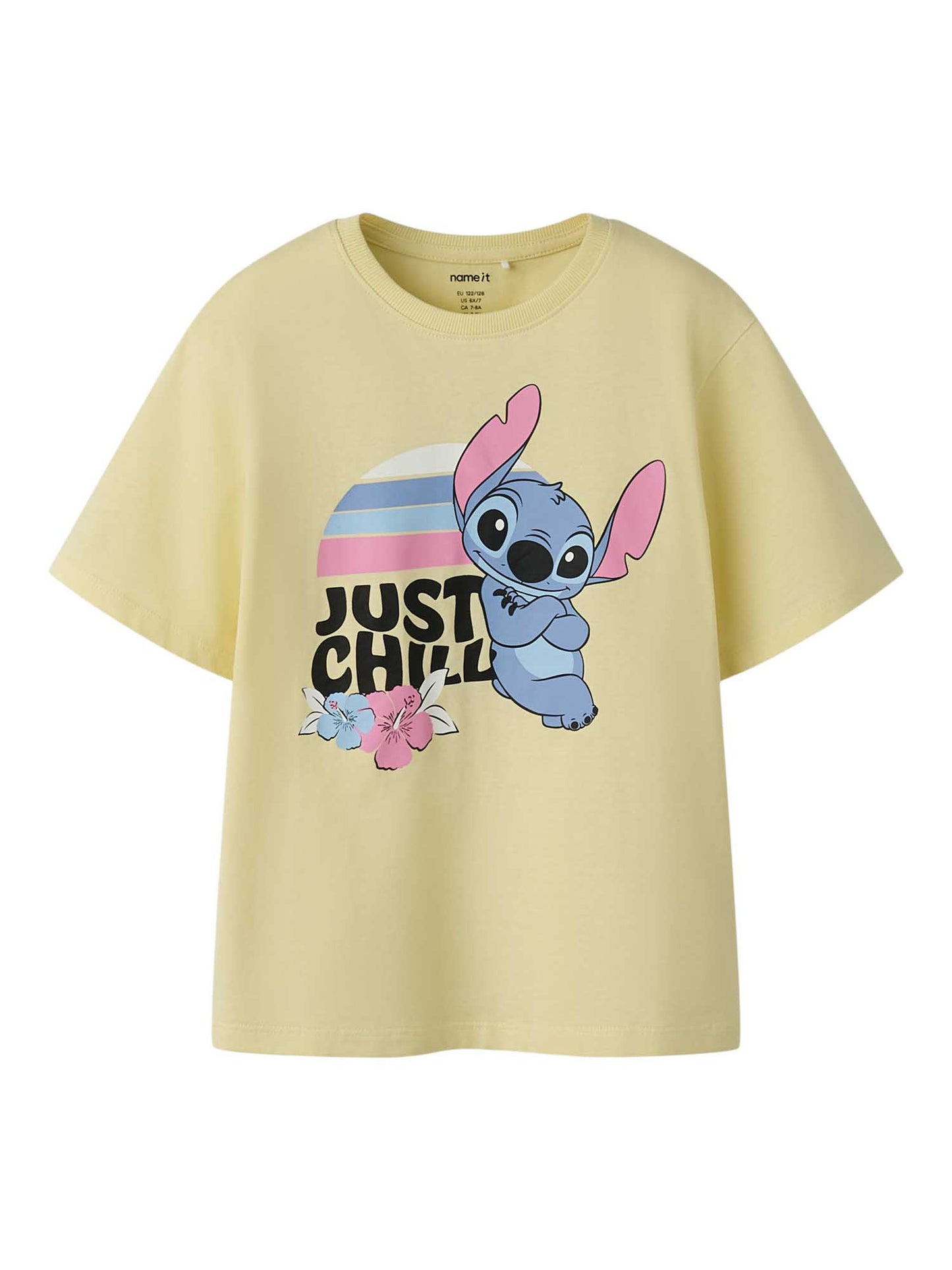 T-shirt maniche corte Name It in morbido crema per bambini