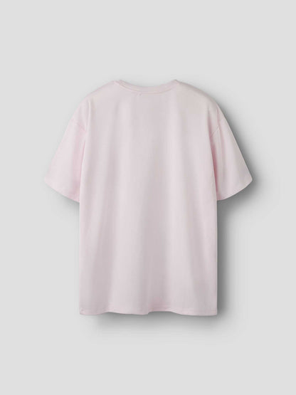 T-shirt rosa a maniche corte unisex bambino Name It