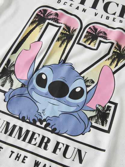 T-shirt unisex bambino bianca Name It per la primavera-estate