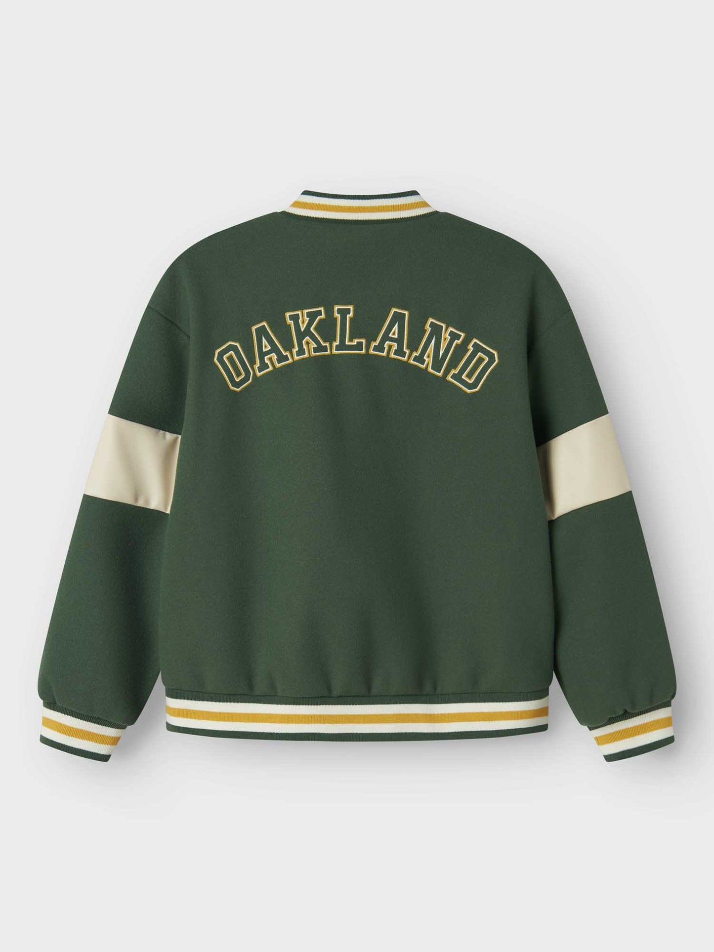 BOMBER MIKADO CON COLLO BASEBALL NAME IT DA RAGAZZO VERDE