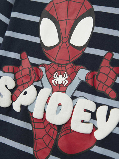 T-SHIRT MANICA LUNGA JOSUE SPIDER NAME IT DA BAMBINO BLU