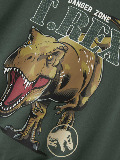 FELPA GIROCOLLO JABA JURASSIC NAME IT DA BAMBINO VERDE