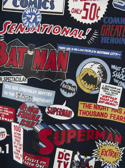 FELPA JAN SUPERMAN CON CAPPUCCIO NAME IT DA RAGAZZO BLU