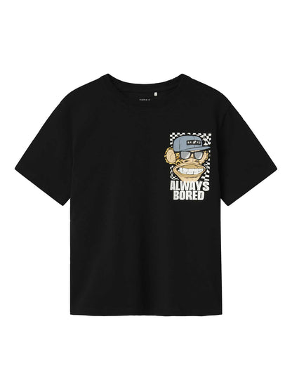 T-SHIRT JASE NAME IT DA BAMBINO NERO
