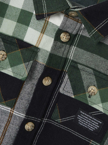 GIACCA CAMICIA OVERSHIRT NORRIS NAME IT DA BAMBINO VERDE