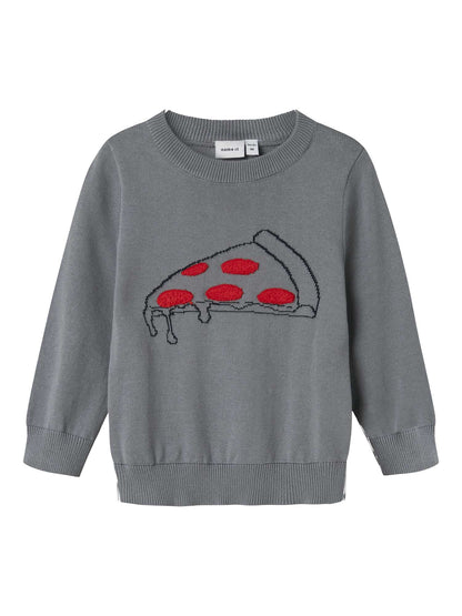 MAGLIA NEVILLE GIROCOLLO NAME IT DA BAMBINO GRIGIO