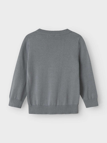 MAGLIA NEVILLE GIROCOLLO NAME IT DA BAMBINO GRIGIO