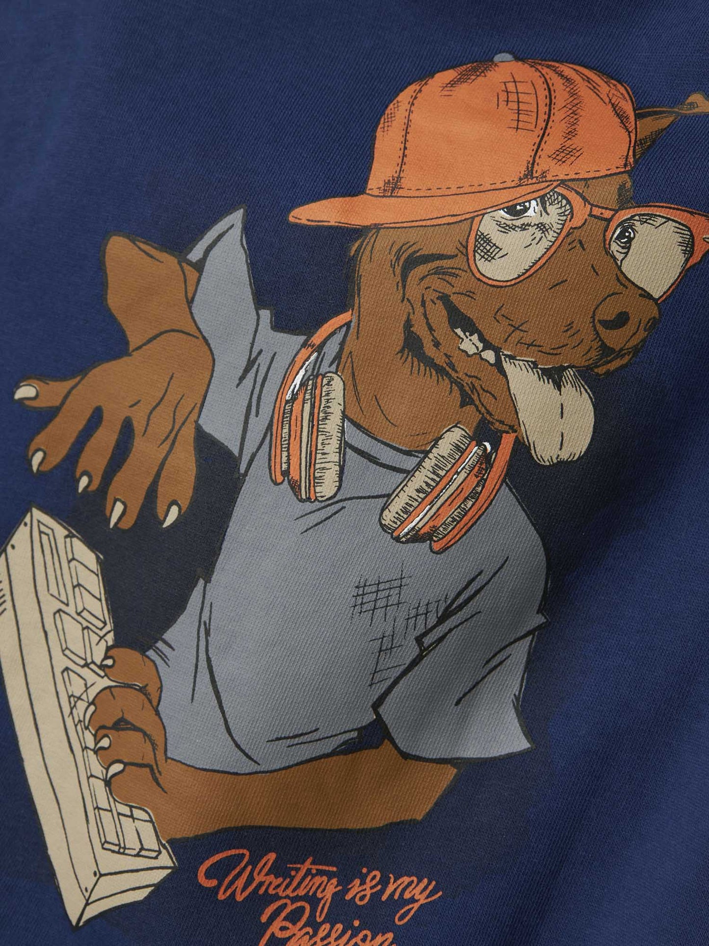 FELPA NOPAL CON CAPPUCCIO NAME IT DA RAGAZZO BLU