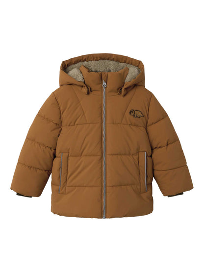 GIACCA MELBOURNE CON CAPPUCCIO NAME IT DA BAMBINO NOCCIOLA