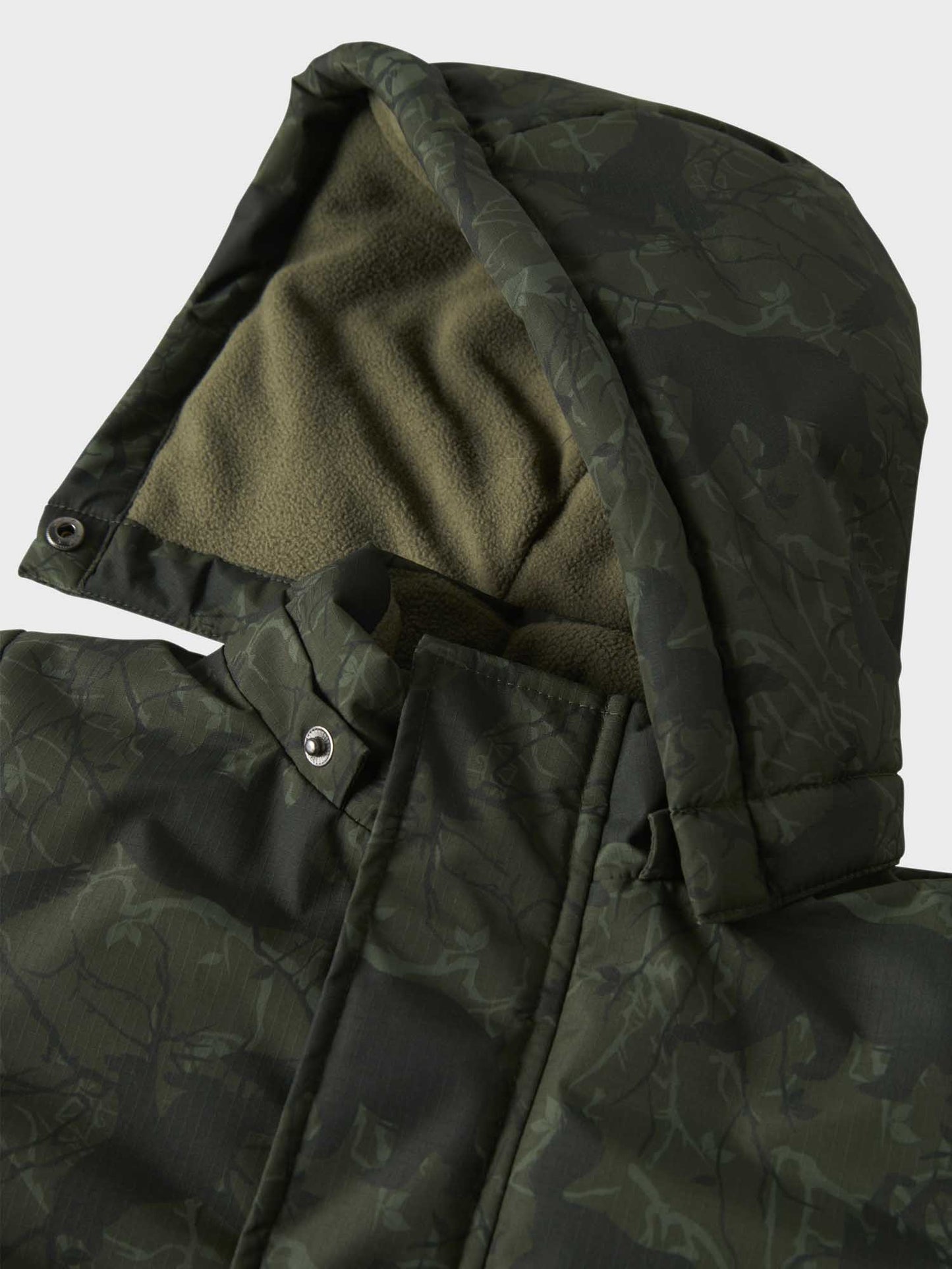 PARKA MACON NAME IT DA BAMBINO VERDE MIMETICO