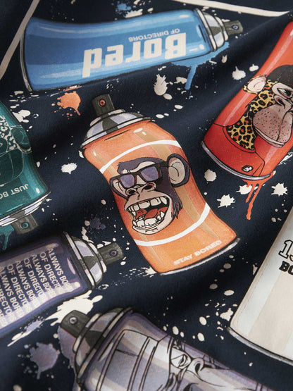 FELPA SAFE CON CAPPUCCIO NAME IT DA RAGAZZO BLU