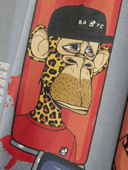 FELPA SAFE CON CAPPUCCIO NAME IT DA RAGAZZO GRIGIO