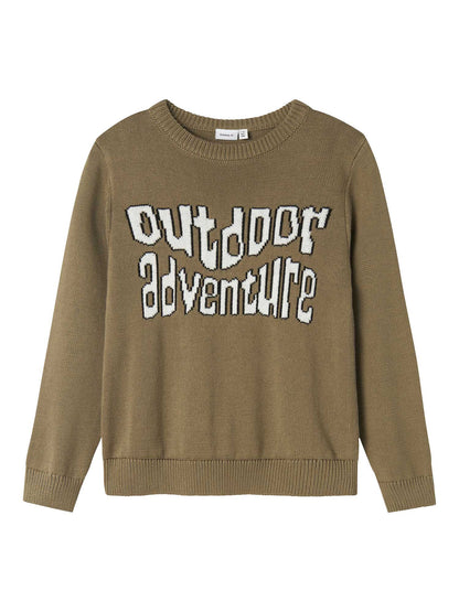 PULLOVER MOTTO NAME IT DA RAGAZZO VERDE