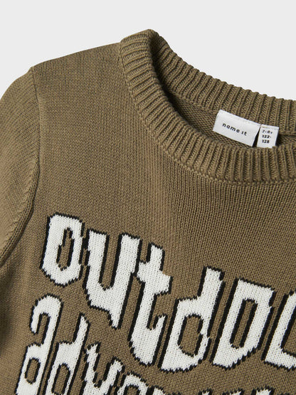 PULLOVER MOTTO NAME IT DA RAGAZZO VERDE