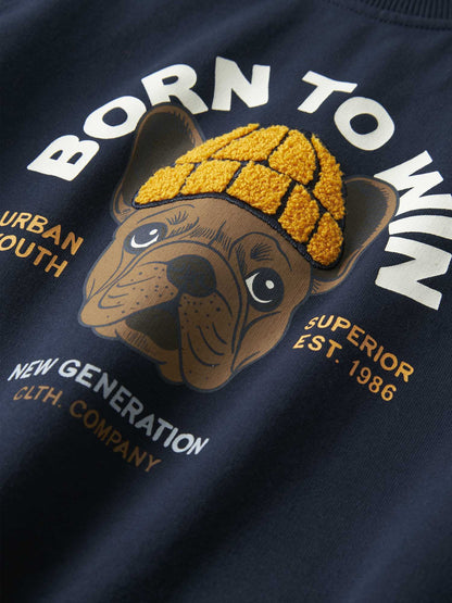 FELPA NEEL NAME IT DA BAMBINO BLU