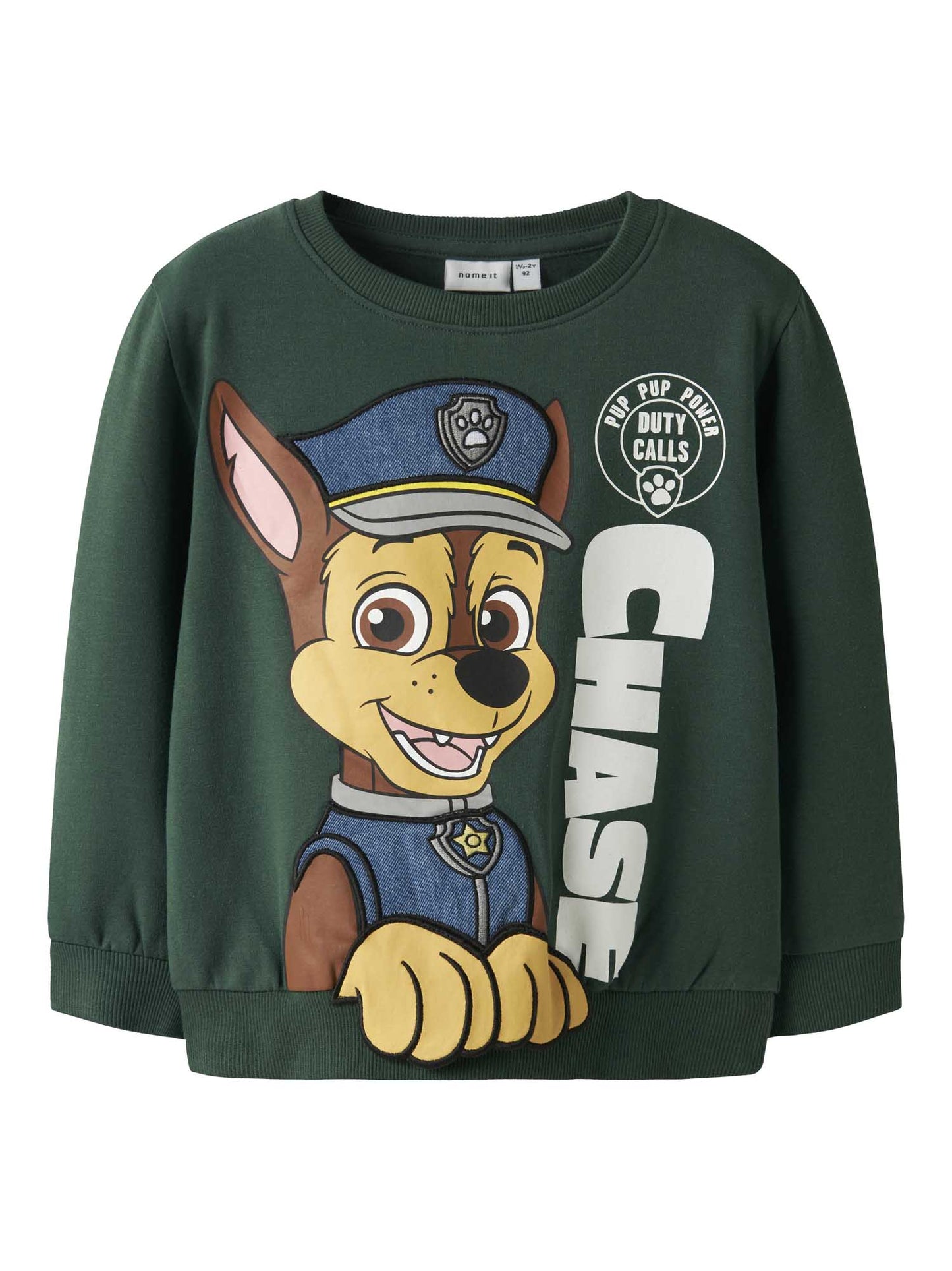 FELPA PAW PATROL NAME IT DA BAMBINO VERDE