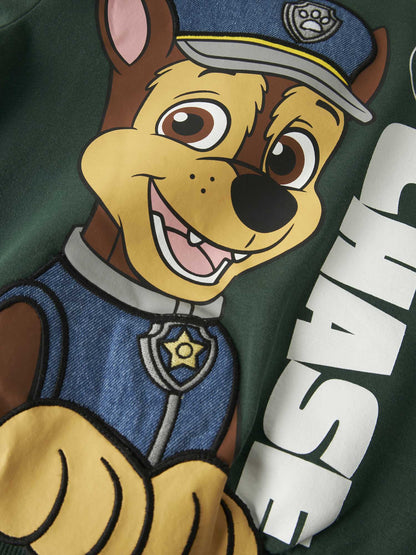 FELPA PAW PATROL NAME IT DA BAMBINO VERDE